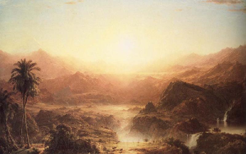 Frederic Edwin Church The andes of Ecuador Norge oil painting art